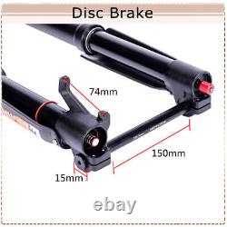 205.0 Electric Fat Bike Air Suspension Fork Rebound 180mm Travel Disc Tapered