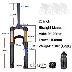20inch Folding Bicycle Air Fork BMX Mountain Bike Air Suspension Front Forks