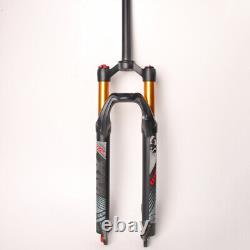 26/27.5/29 MTB XC Air Suspension Fork 120mm Travel Rebound Adjust Bike Forks QR