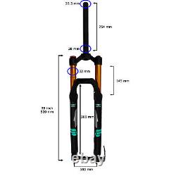 29 Air Fork 120mm Bolt Thru Axle MTB Mountain Bike XC32A Air Bike Suspension