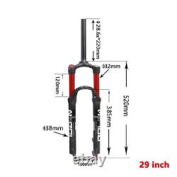 29er Double Air Chamber Mountain Bike Front Fork Bicycle Front Supension Forks
