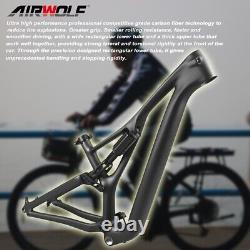 AIRWOLF T1100 Carbon Fiber XC Full Suspension Mountain MTB Bike Frame 29 12148