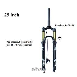 Air Fork Suspension Mountain Bike Plug 26 27.5 29 MTB 130-140mm Travel Bicycle