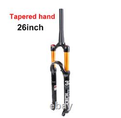 BOLANY MTB Bicycle Alloy Fork Supension Air 26/27.5/29inch Fork 100mm Travel