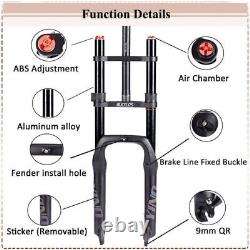 BUCKLOS 20/264.0 Fat Beach/SnowithElectric/XC Bike Forks MTB Air Suspension Fork