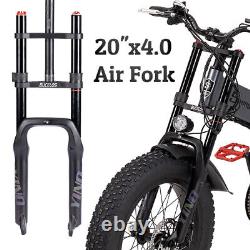 BUCKLOS 20 Downhill Air Fork 4.0 Fat Tire 180mm Travel Snow MTB Bike Disc Brake