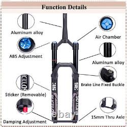 Boost MTB/AM 27.5/29 Inch Bike Suspension Air Fork 160mm Travel Rebound Fit Fox