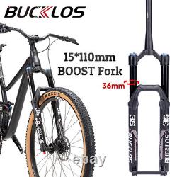 Bucklos 27.5/29in downhill/MTB/AM/FR/Ebike fork Boost 11015mm air forks For Fox