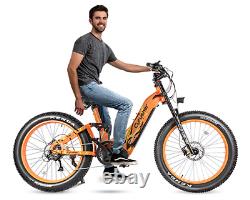 Electric Bike Fat Tire 750W 52V/20AH Air suspension Mountain E-Bike Bicycle MTB