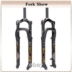 MTB 26 Bicycle Air Fork Suspension 1-1/8 Disc Brake Snow Touring Fat Bike Fork