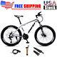 Mtb Mountain Bike 26 Wheels 21 Speed Bicycle Disc Bicycles + Lock+air Pump Fx