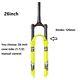 Mountain Bike Air Fork Air Suspension Bicycle 120mm Travel 26 27.5 29 Mtb Alloy