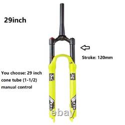 Mountain Bike Air Fork Bicycle Suspension 26 / 27.5 /2 9inch MTB Fork Tapered