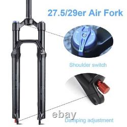 Mountain Bike Air Fork MTB Bicycle Front Suspension Frame Forks Straight Tube