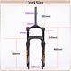 New Bucklos 204.0 Mtb Air Suspension Fat Fork Snowithelectric Bike Forks Disc Qr