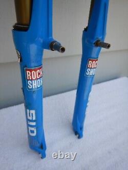 Rock Shox SID SL C3 Shock Fork 7 Steerer 1 1/8 Shocks Mountain Bike 26 Wheels